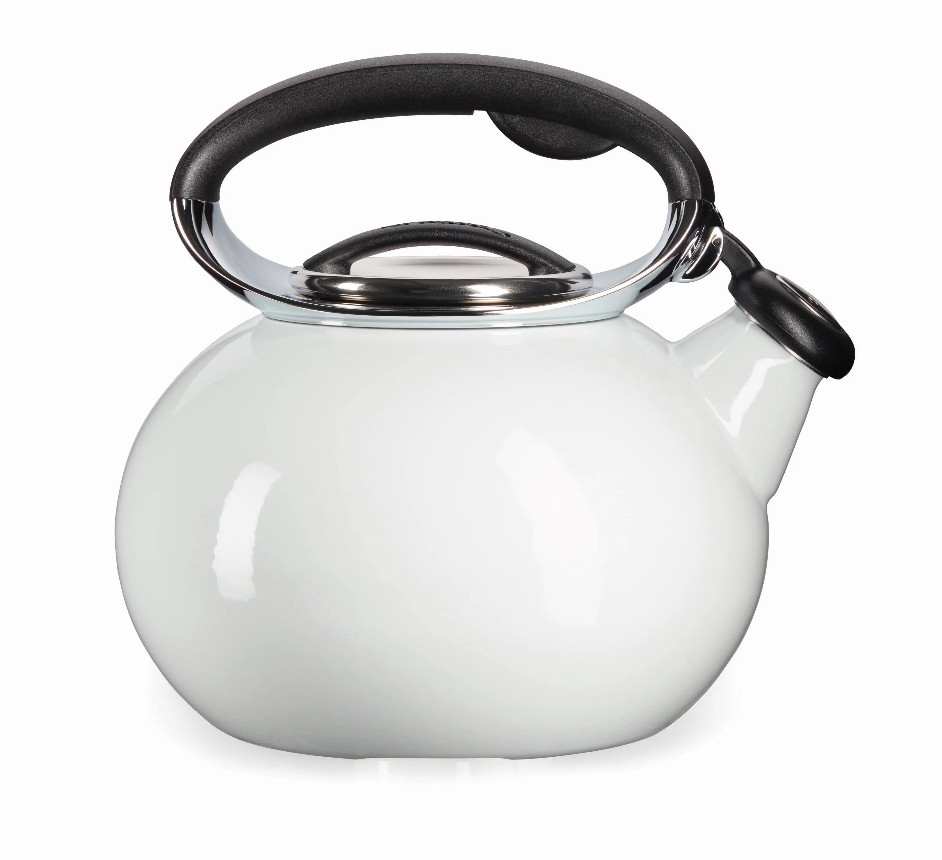 Enamel Steel Tea Kettle, 2 Quart K2979