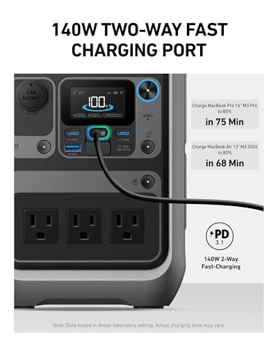 Portable Power Station 288Wh LiFePO4 Battery 300W Solar Generator with 60W Solar Panel F866