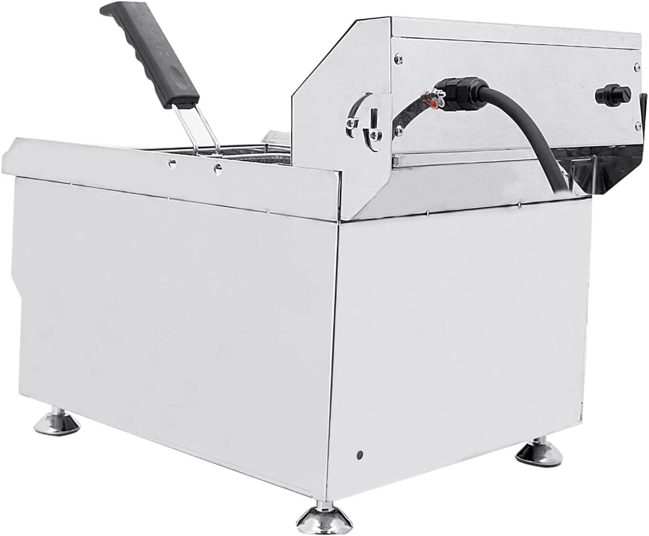 Electric Deep Fryer with Removable Basket, Stainless Steel, 17L D8079