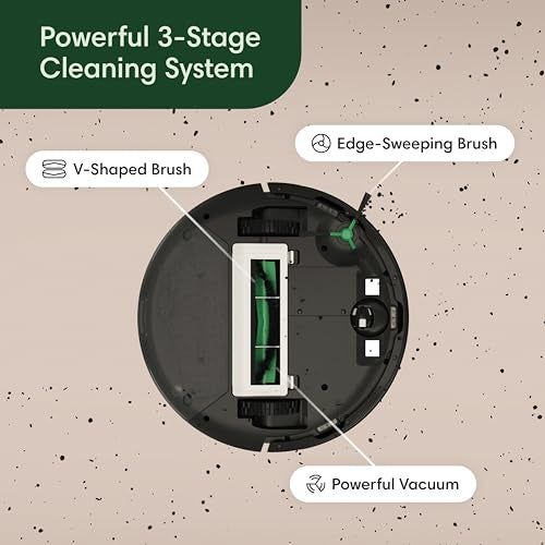 Robot Vacuum with Power-Lifting Suction and Smart Navigation J25883