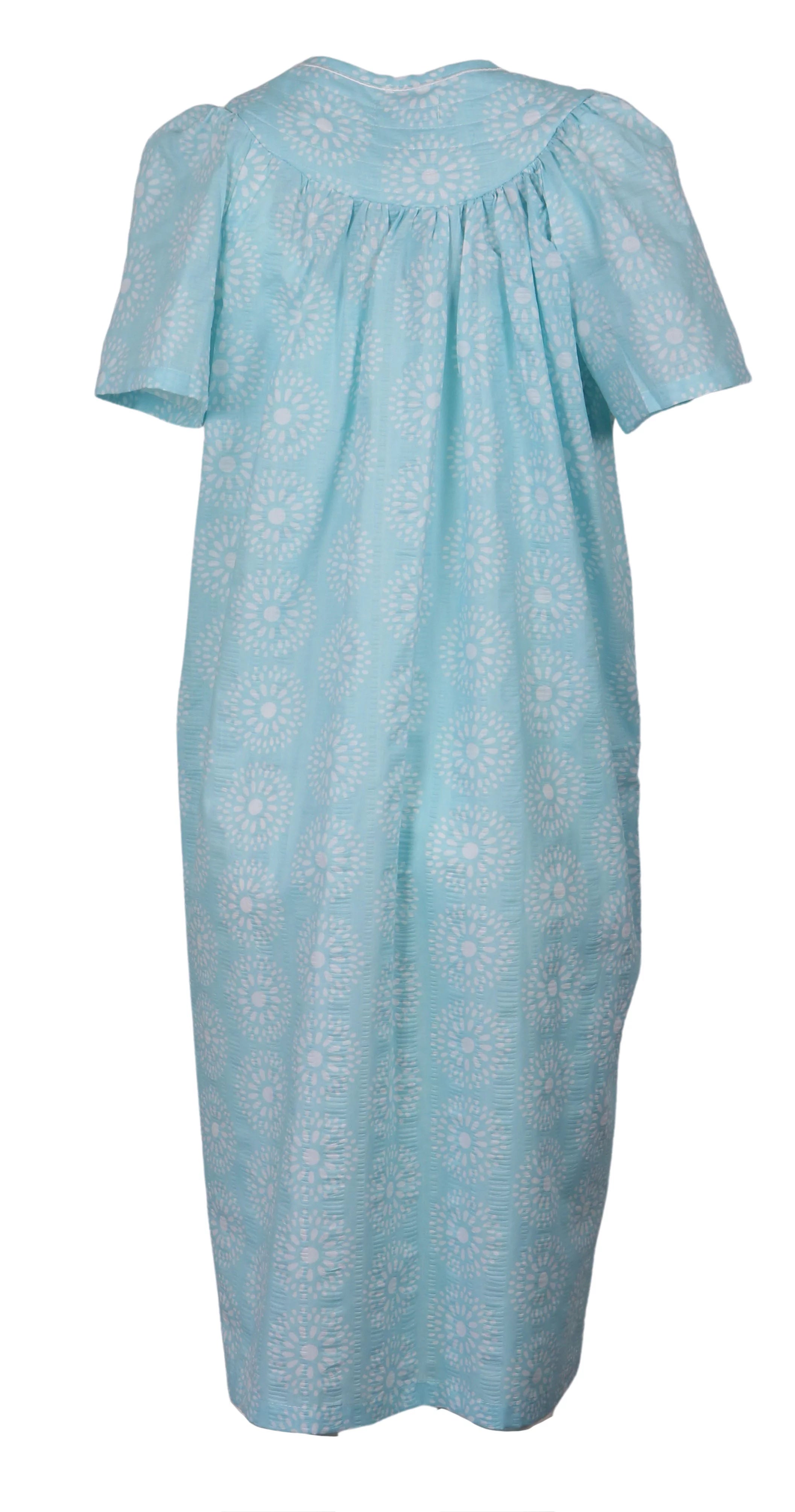 Women's Snap-Front Duster Robe With Pockets F57528