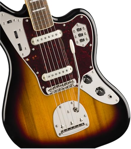 70s Jaguar Electric Guitar, 3-Color Sunburst, Laurel Fingerboard Q95063