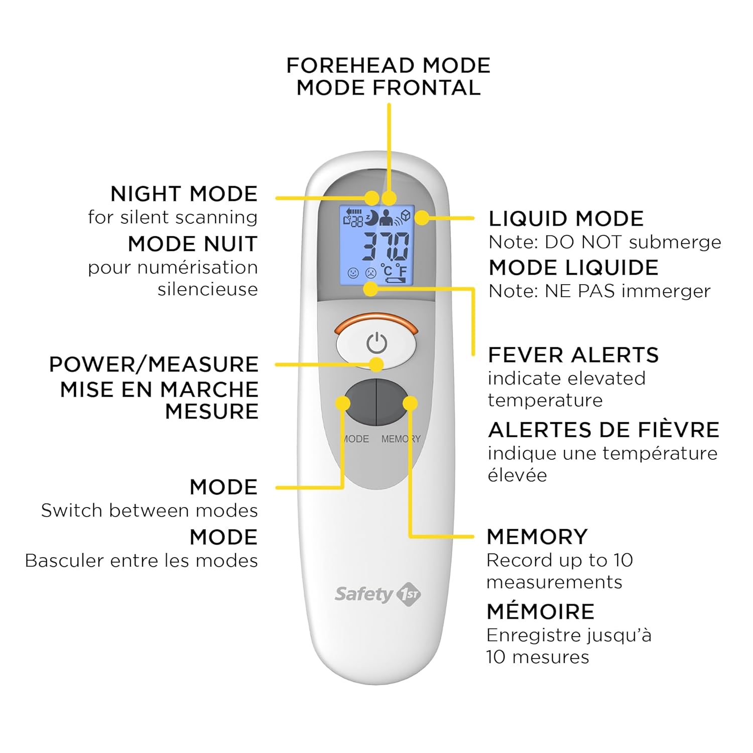 Forehead Thermometer, Grey C4635
