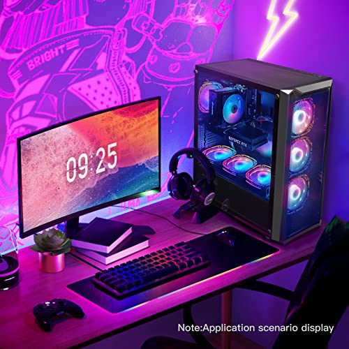 Gaming Desktop PC, Radeon RX 560, Intel Core i5, 16G Memory, 512G SSD T397
