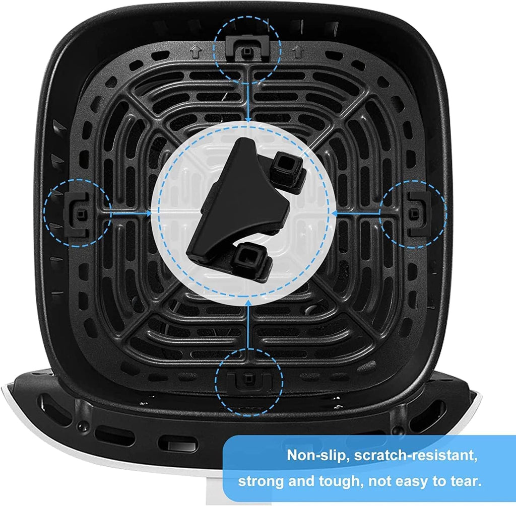 Air Fryer Rubber Feet for 4QT 6.8QT 5QT Air Fryers, 4PCS Rubber Bumpers Y73309