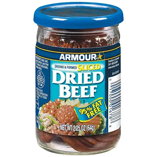 Sliced Dried Beef, Jarred Meat, 2.25 oz, 6 Count R919