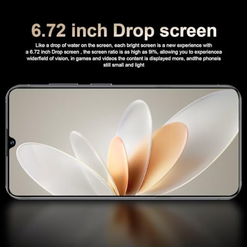 Unlocked Smartphone 4GB+64GB Android 13 6.72" 6000mAh Dual SIM Purple H871952