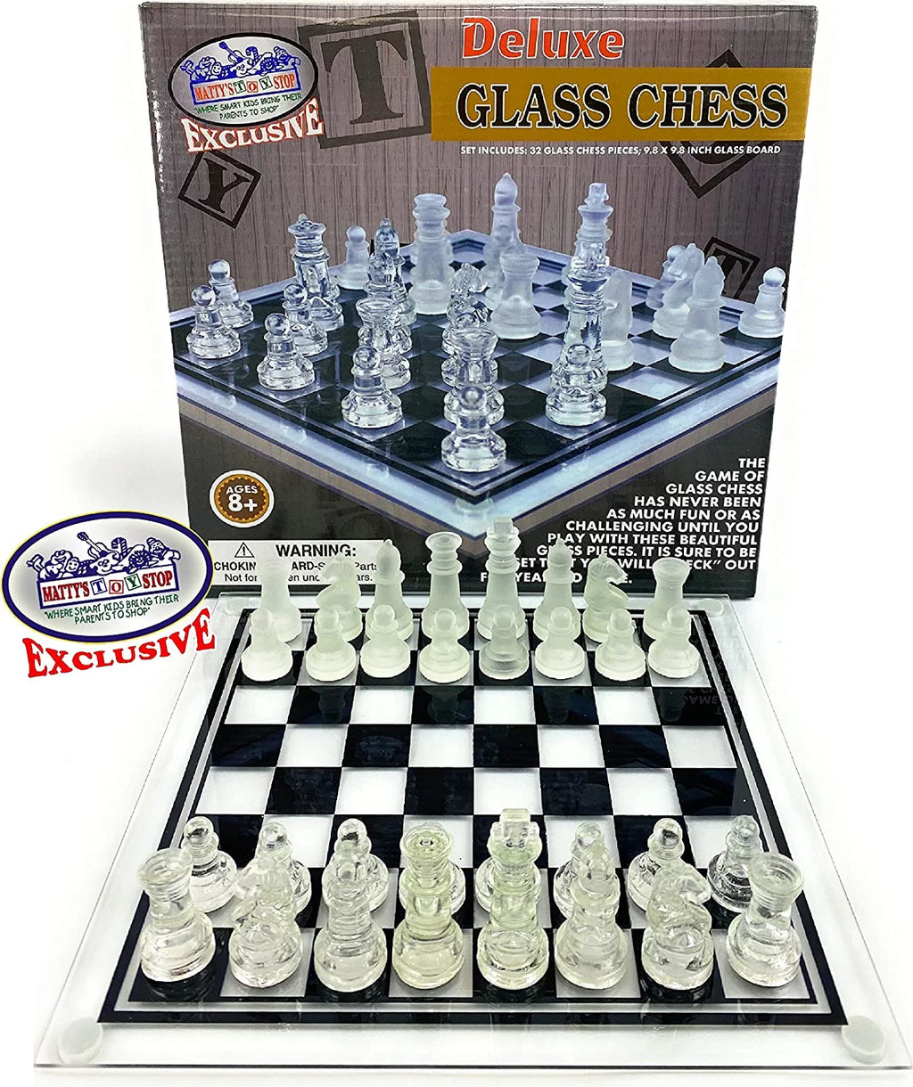 Glass Chess Set Small W817