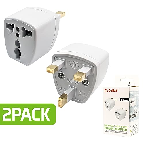 Universal Travel Adapter for International Use, 2 Pack E796125