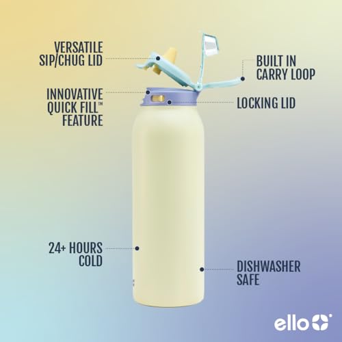 Stainless Steel Water Bottle with Leak Proof Lid, 22oz J59428