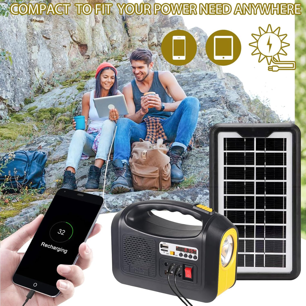 Solar Generator with Panels - Portable Power Station for Emergency Home Use O50192