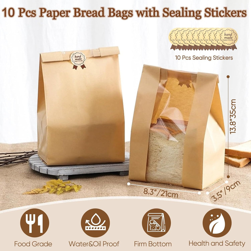 Sourdough Bread Proofing Basket Set with Bread Making Supplies A965