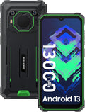 Blackview BV6200 Rugged Phones Unlocked 2024, Rugged Smart Phone 13000mAh 18W Charge, 6.56" Android 13, 8GB+64GB/1TB Expand Rugged Phone, IP69K Waterproof, Three Card Slots, 4G T-Mobile/OTG