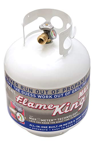20 lb Steel Propane Tank Cylinder with 2-Pack Refillable 1LB Propane Cylinders Z655
