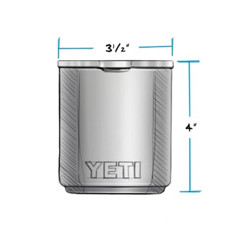 Vacuum Insulated Stainless Steel Stackable Lowball with Lid, 10 oz V4889