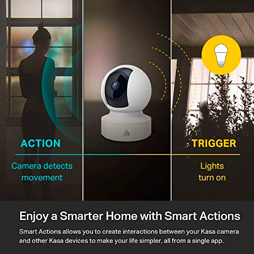 Indoor Pan/Tilt Smart Security Camera, 1080p HD with Night Vision and Motion Detection C1819