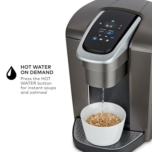 Single Serve K-Cup Pod Coffee Maker with Strength and Temperature Control V671355