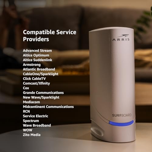 Cable Modem DOCSIS 3.1 Multi-Gigabit, 2.5 Gbps Max Speed, No WiFi R696