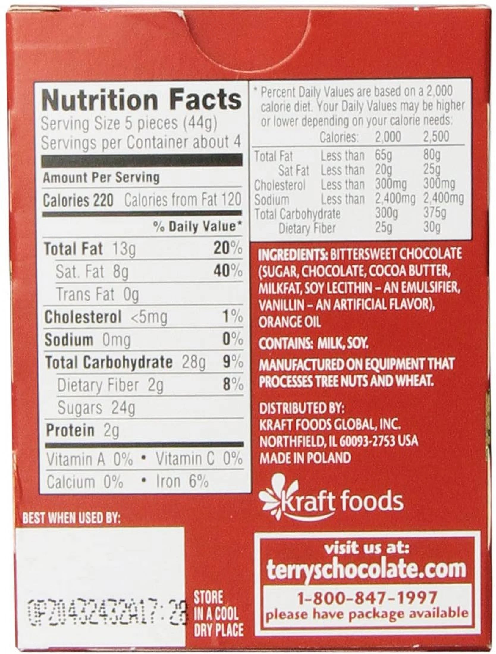 Dark Chocolate Orange Ball, 157g Boxes (2 pack) O5980