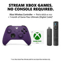 Xbox Amazon Fire TV Stick 4K Max with Astral Purple Core Wireless Controller Bundle + Free Month of Game Pass for New Members