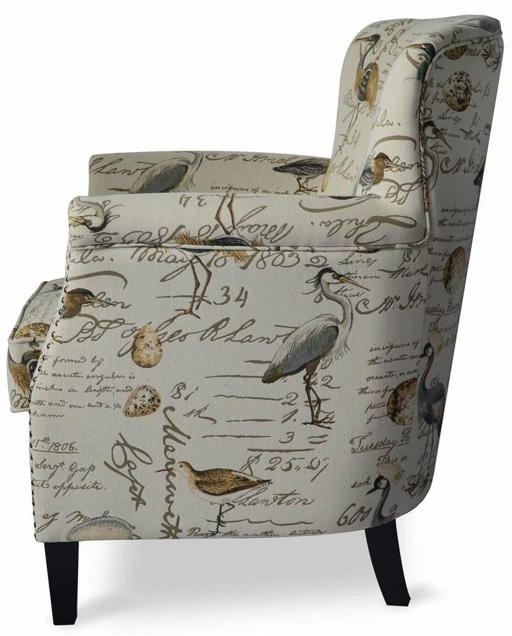 Accent Chair with Nailhead Trim Z6756