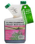 Pro Crabgrass & Grassy Weed Killer - 18.92% Quinclorac (Compare to Leading Brands) – Concentrated Professional Crabgrass Herbicide – Quick Drying with Residual Control - 32 ounces