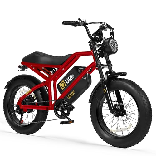 Electric Bike for Adults 1500W Peak Motor 20" Fat Tires 28MPH Removable Battery Dual Suspension 7-Speed X2728