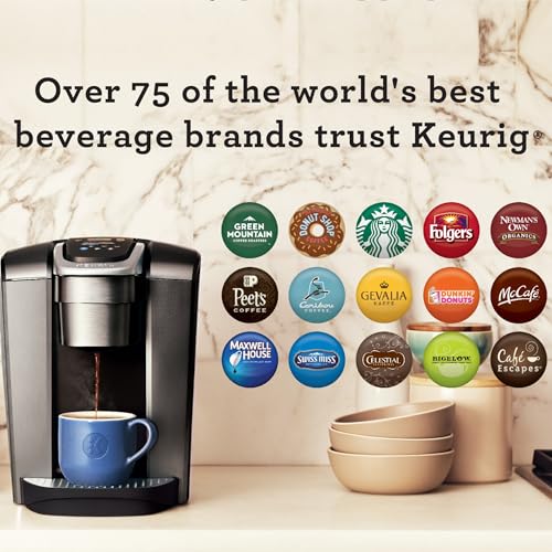 Single Serve K-Cup Pod Coffee Maker with Strength and Temperature Control V671355