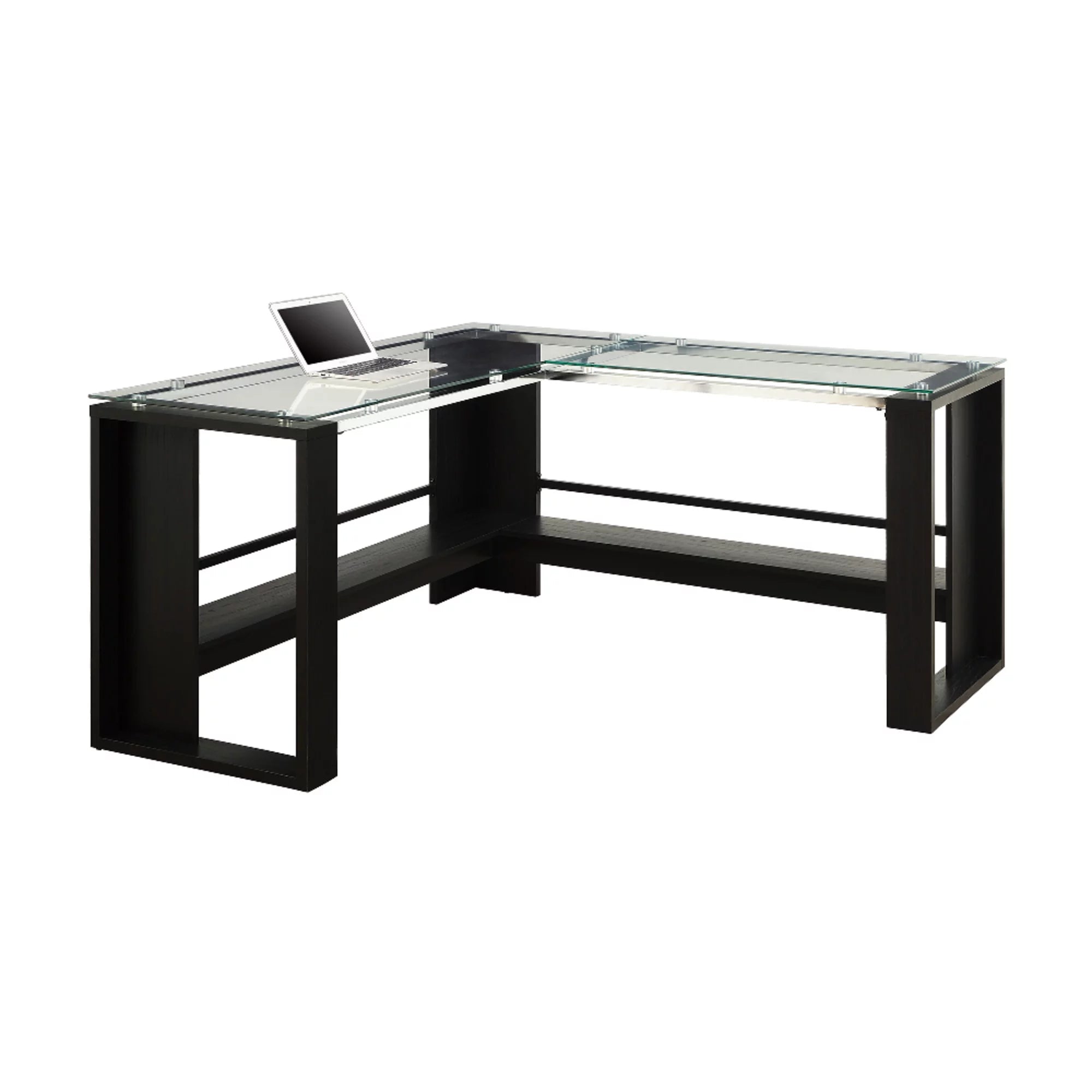 L-Shape Corner Desk, Espresso Q5110