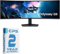 SAMSUNG 49-in Odyssey G9 Series DQHD 1000R Curved Computer Gaming Monitor - LS49CG954ENXZA Bundle w 2 Year Assurance Add-On