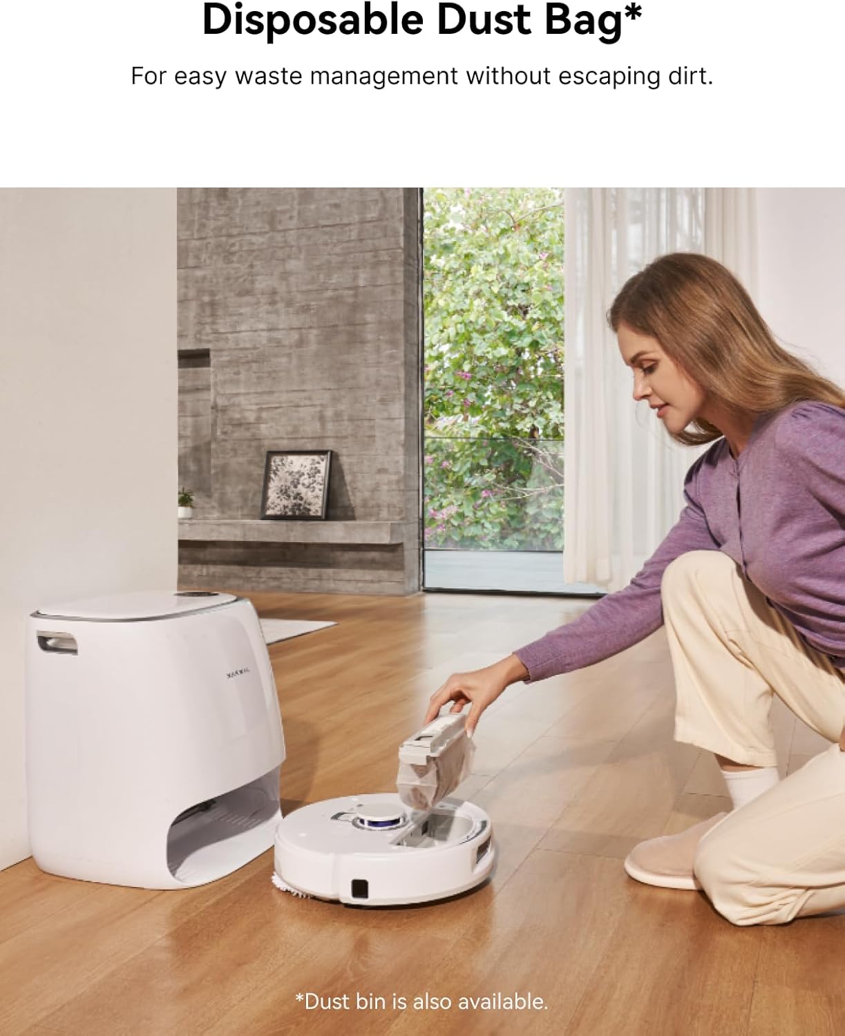 Robot Vacuum and Mop Combo with Auto Mop Drying, 8200 Pa Suction I6209