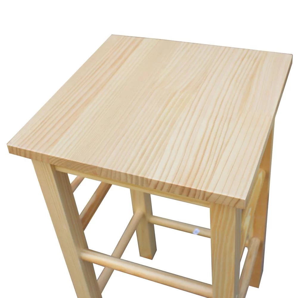 Kitchen Island Rolling Trolley Cart with Stools I1439