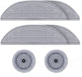 6 Pack Mop Pads for S8 MaxV Ultra and S8 Max Ultra Robot Vacuum Cleaner, 2 Pack Microfiber Mop Cloths with Dual Sonic Vibrations Modules, 2 Pack Edge Mop Pad Replacement Accessories