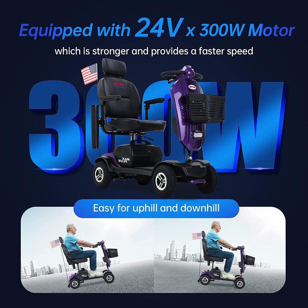 Electric 4-Wheel Mobility Scooter for Seniors Adults O5467
