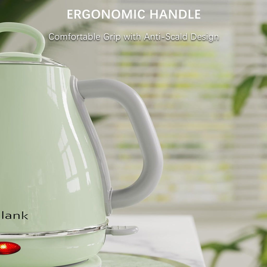 Gooseneck Electric Kettle, 1L Stainless Steel, Auto Shut-Off D458