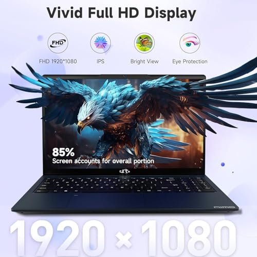 15.6" IPS FHD Laptop, Intel 6 Core i3, 8GB RAM 256GB SSD, Backlit Keyboard, Fingerprint, Win 11 N234426
