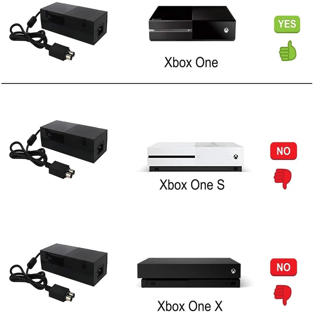 Xbox One Power Supply AC Adapter Replacement Charger B82221