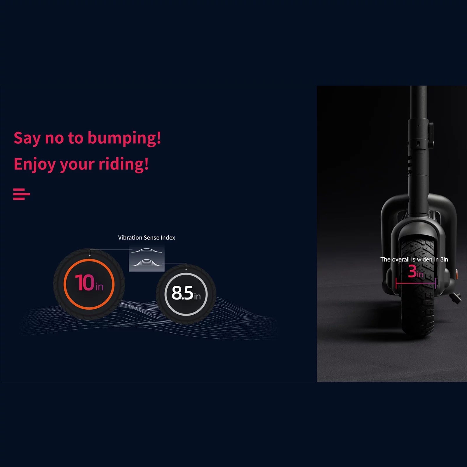Electric Scooter 500W Motor 10'' Tires Dual-braking P8628