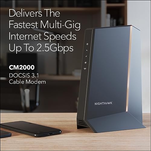 Cable Modem DOCSIS 3.1 for High-Speed Plans D129081