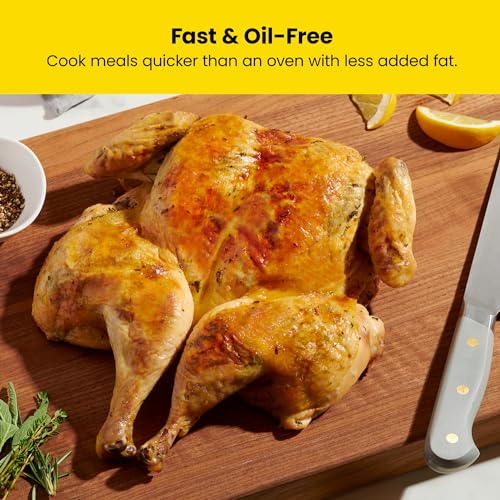 XL 8-Qt Touch Digital Air Fryer, Nonstick Dishwasher-Safe, Stainless Steel I664659