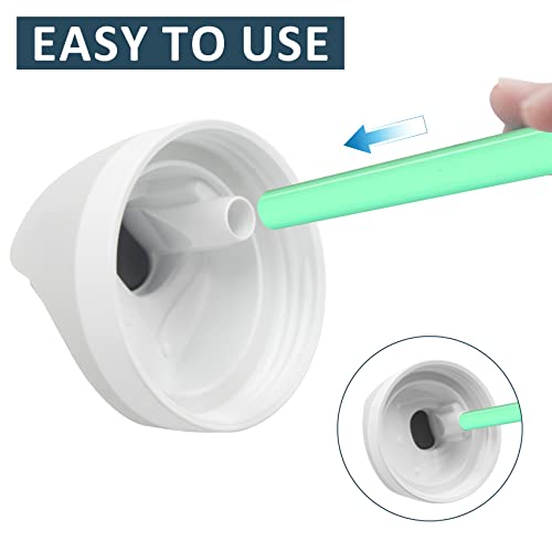 Replacement Straws for 19oz 24oz 32oz Water Bottle, 3pcs Reusable with Cleaning Brush N805