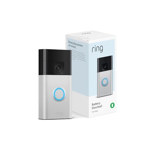 Battery Doorbell with Head-to-Toe Video, Two-Way Talk, Motion Detection F180987