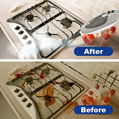 Handheld Steam Mop for Hardwood Tile Laminate Floors with 11 Accessories J1027