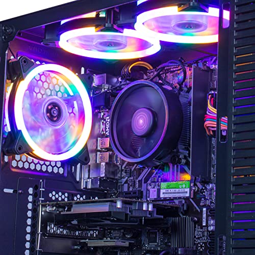 Gaming PC Desktop Computer, AMD Ryzen 5 4500, RTX 3060, 16GB DDR4, 500GB SSD, Windows 11 Pro X6645