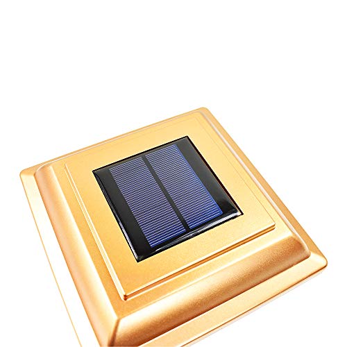 12 Pack White Outdoor Solar LED Post Cap Light for Deck Fence Garden W7149