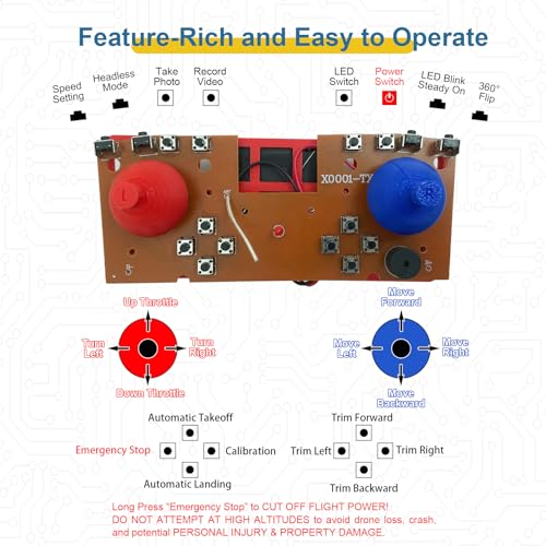 DIY Drone Kit with Brushless Motor and Optical Flow Hovering H635674