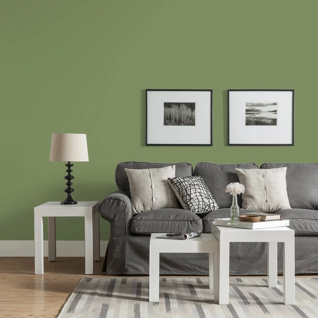 Interior Paint and Primer, Eggshell, 1 Gallon Q437