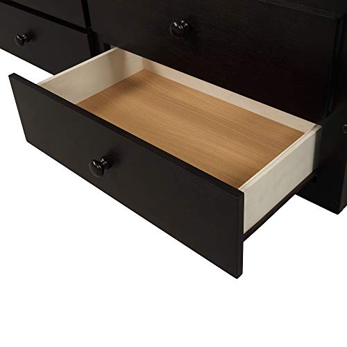 Twin Over Twin Bunk Bed with Storage Drawers and Trundle, Solid Wood Frame F2716