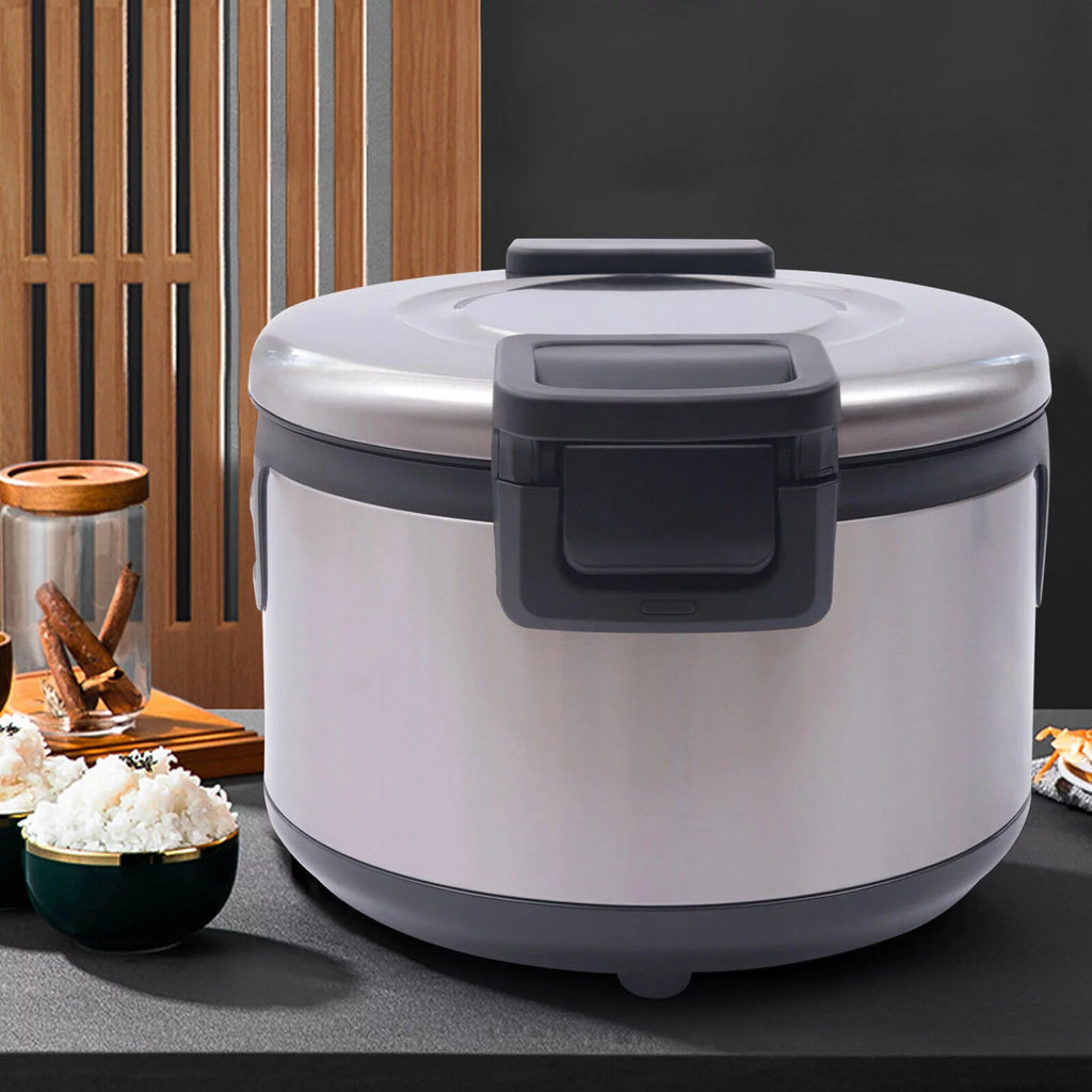 Stainless Steel Electric Rice Cooker with Non-Stick Pot O801115