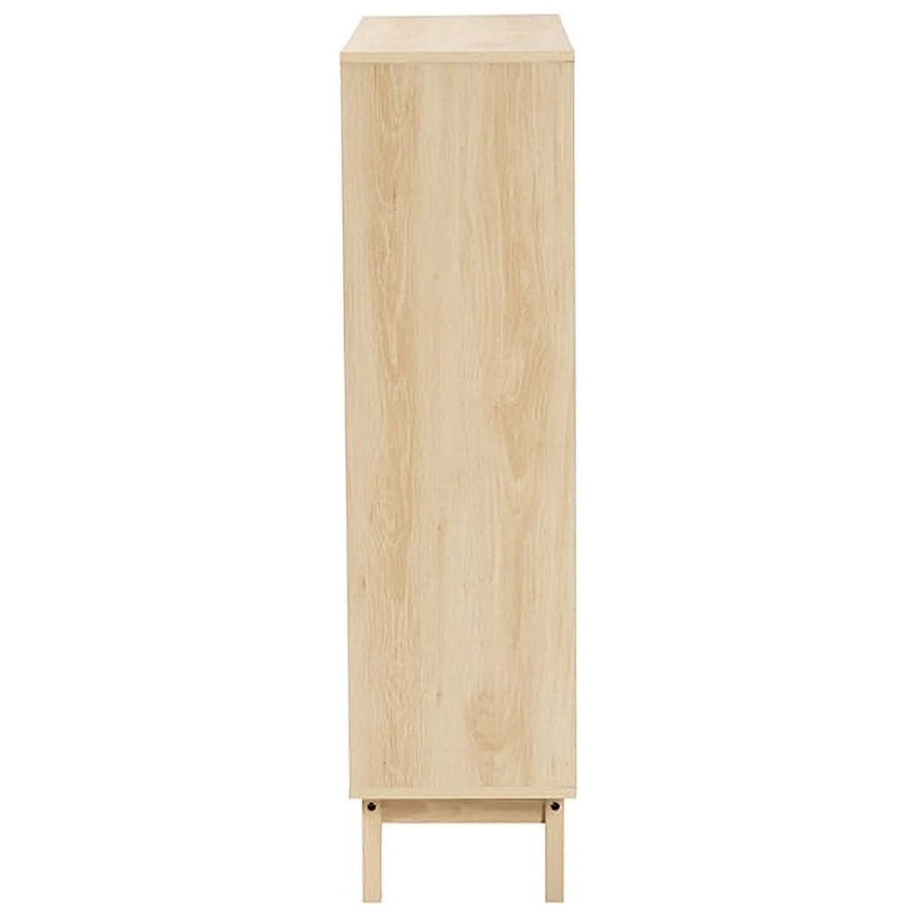 Oak Brown Wood Bookshelf U310